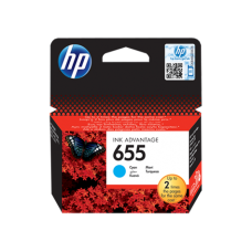 HP 655 Cyan Original Ink Advantage Cartridge